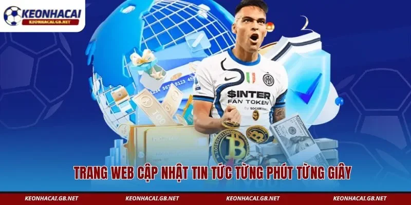 Trang web cập nhật tin tức từng phút từng giây 